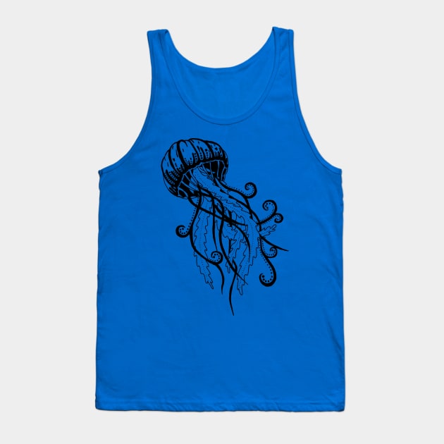 Transparent Jellyfish Tank Top by MissLohva